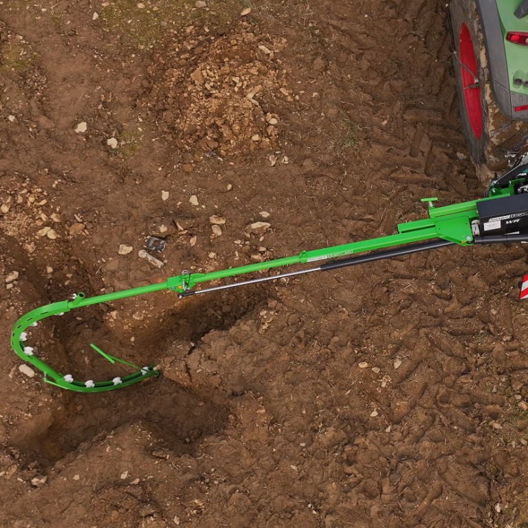 Bras de la Drainjet WR offrant une maniabilité accrue pour une insertion facile du tuyau dans les accès les plus restreints.